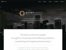 Tablet Screenshot of klimtgroup.com